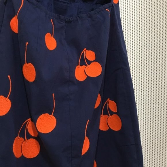 Anthropologie BNWT Leifnotes Cherry Drop Dress 0 - Picture 7 of 12